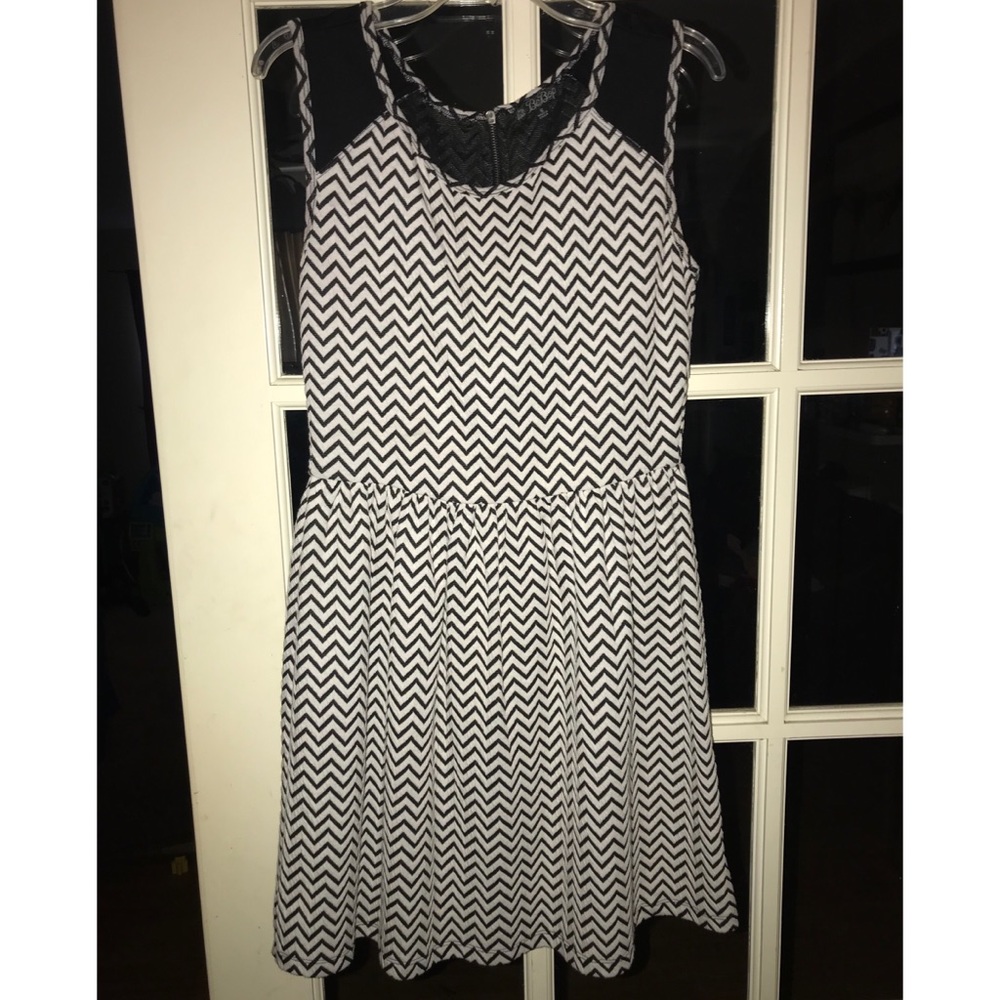 Chevron Print Dress